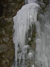 A huge icicle