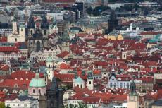 The roofs of Prague, Czechia