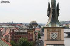 View from Kleinseitner tower towards south, Prague, Czechia View from Kleinseitner tower towards south, Prague, Czechia