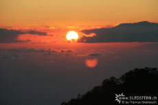 2007-09-05 - Teneriffa Sundown above La Gomera near Teide