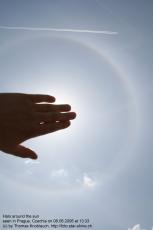 Halo around the sun Halo around the sun