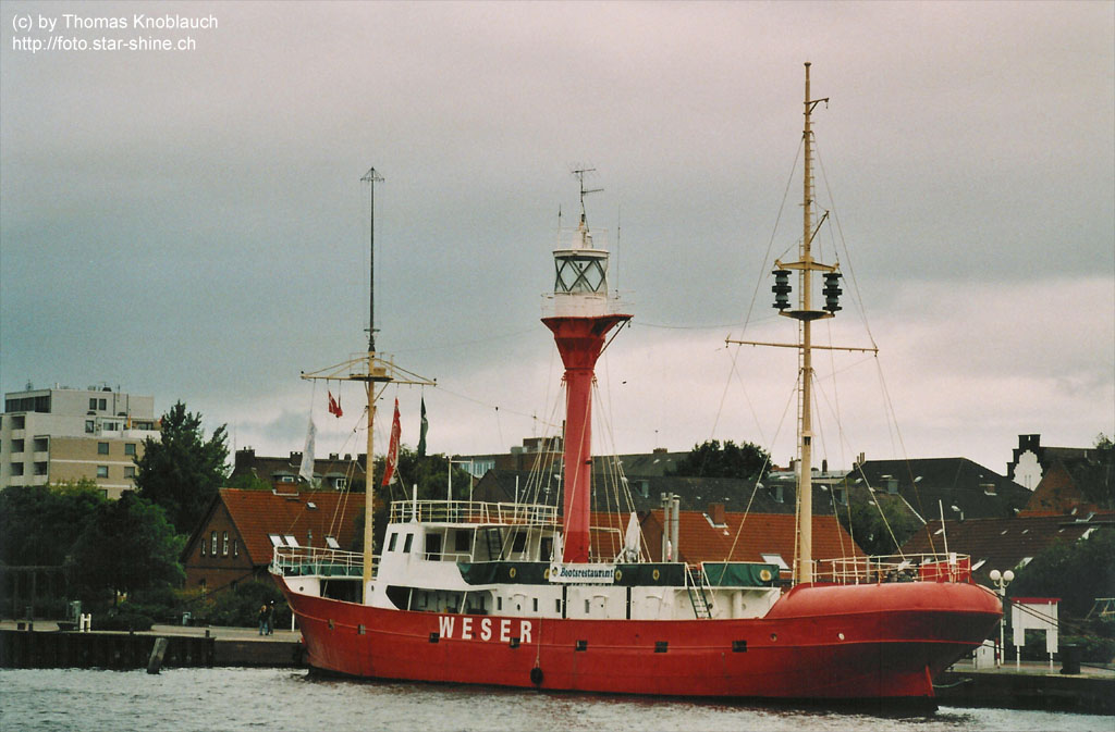 Lightboat in Wilhelmshaven, Germany